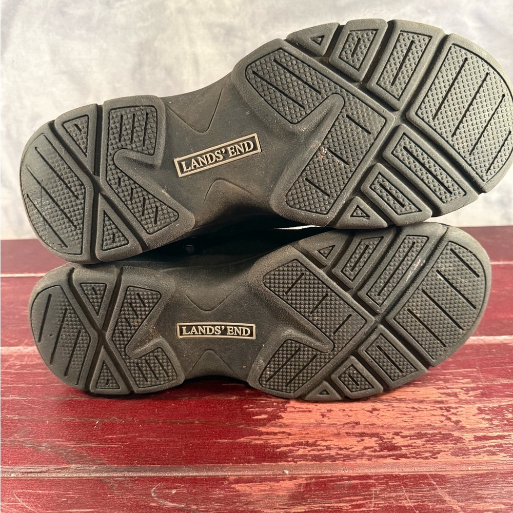 Lands End Womens All Weather Suede and Quilted Black Boots Size 9.5 - Picture 11 of 12